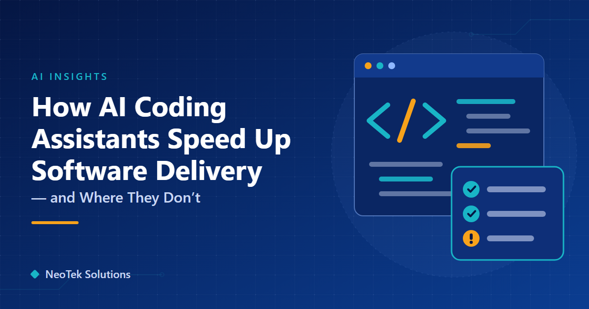 How AI Coding Assistants Speed Up Software Delivery — and Where They Don't
